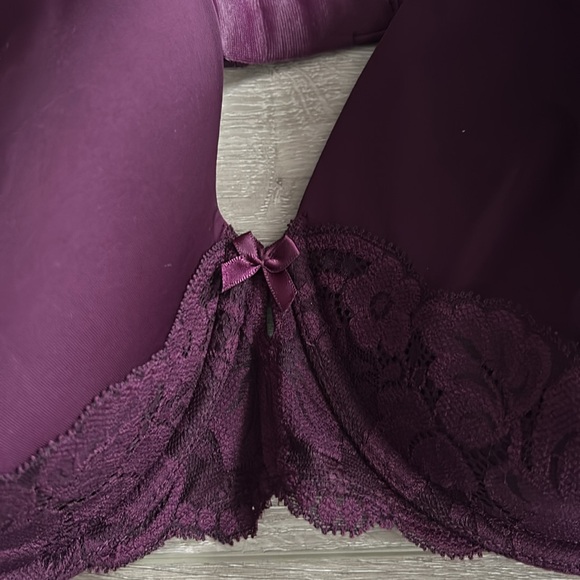 Torrid Curve 46C Dark Purple Lace Bra - Picture 3 of 8